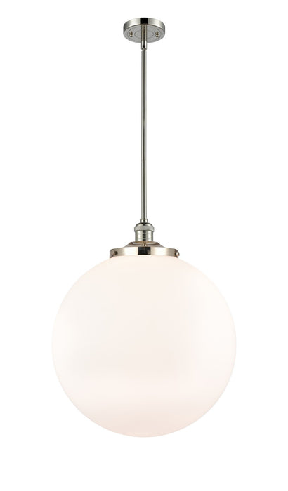 Innovations 201S-PN-G201-18 One Light Pendant, Polished Nickel