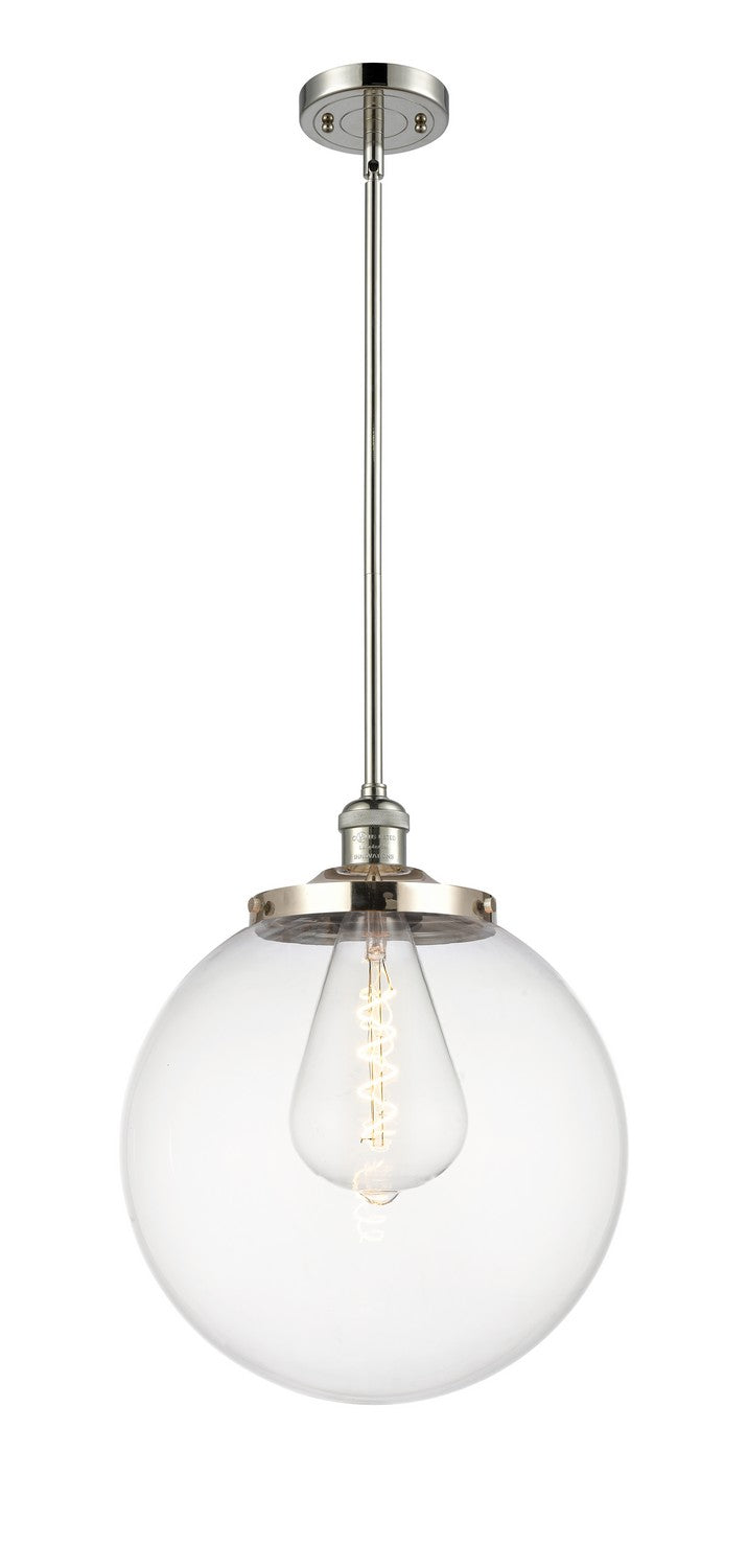 Innovations 201S-PN-G202-14 One Light Pendant, Polished Nickel