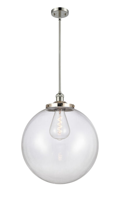 Innovations 201S-PN-G202-18 One Light Pendant, Polished Nickel