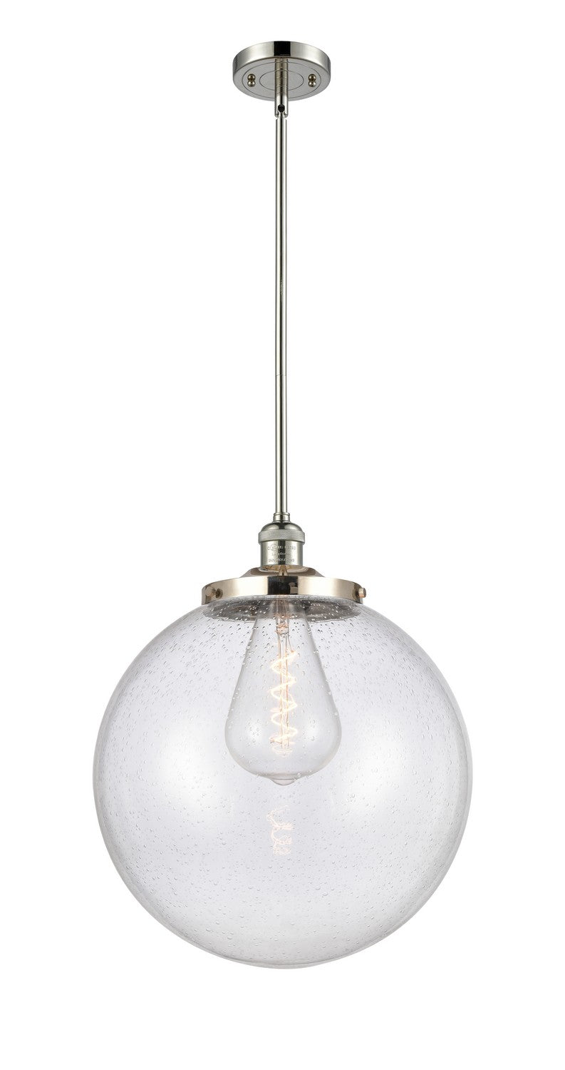 Innovations 201S-PN-G204-16 One Light Pendant, Polished Nickel