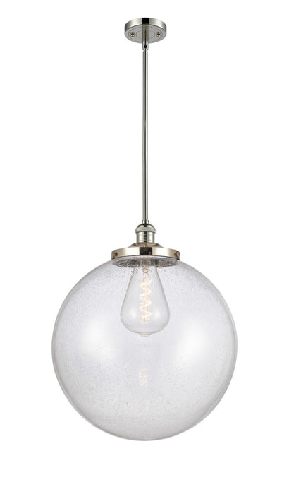 Innovations 201S-PN-G204-18 One Light Pendant, Polished Nickel