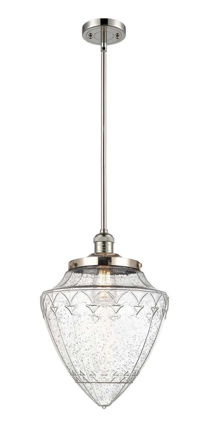 Innovations 201S-PN-G664-12 One Light Mini Pendant, Polished Nickel