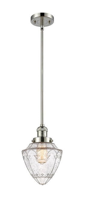 Innovations 201S-PN-G664-7 One Light Mini Pendant, Polished Nickel