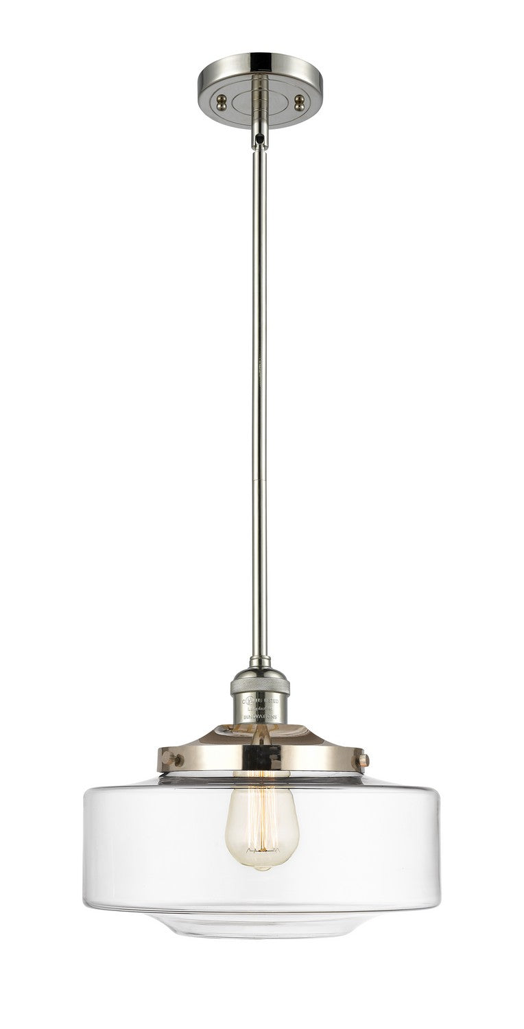 Innovations 201S-PN-G692-12 One Light Mini Pendant, Polished Nickel