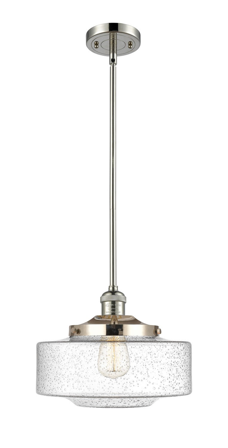 Innovations 201S-PN-G694-12 One Light Mini Pendant, Polished Nickel