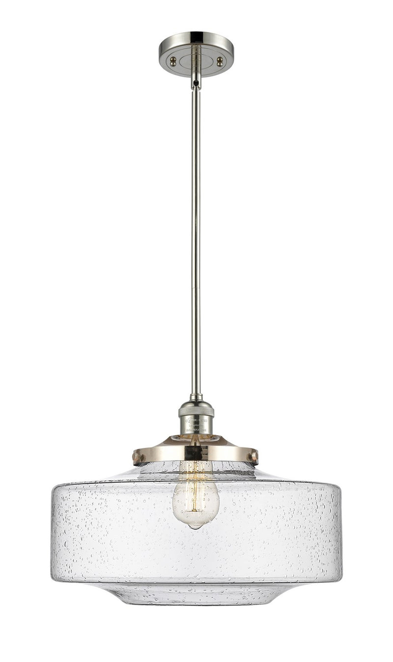 Innovations 201S-PN-G694-16 One Light Mini Pendant, Polished Nickel