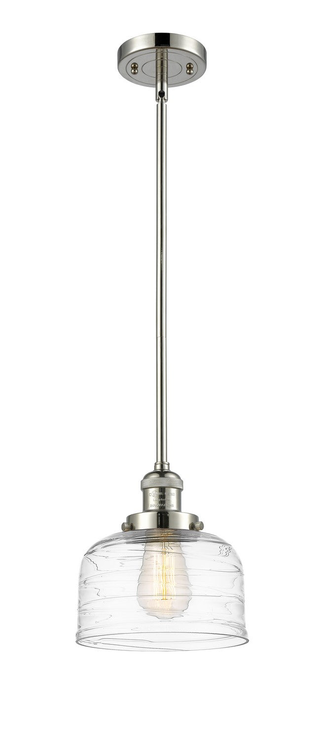 Innovations 201S-PN-G713 One Light Mini Pendant, Polished Nickel