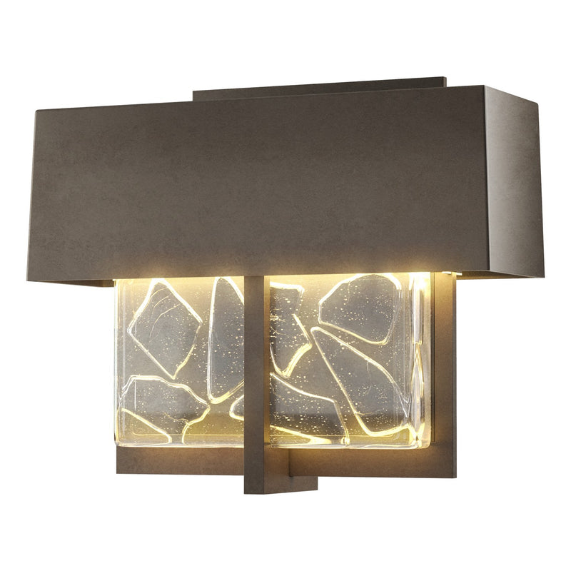 Hubbardton Forge 302515-LED-77-YP0501 LED Outdoor Wall Sconce, Coastal Dark Smoke