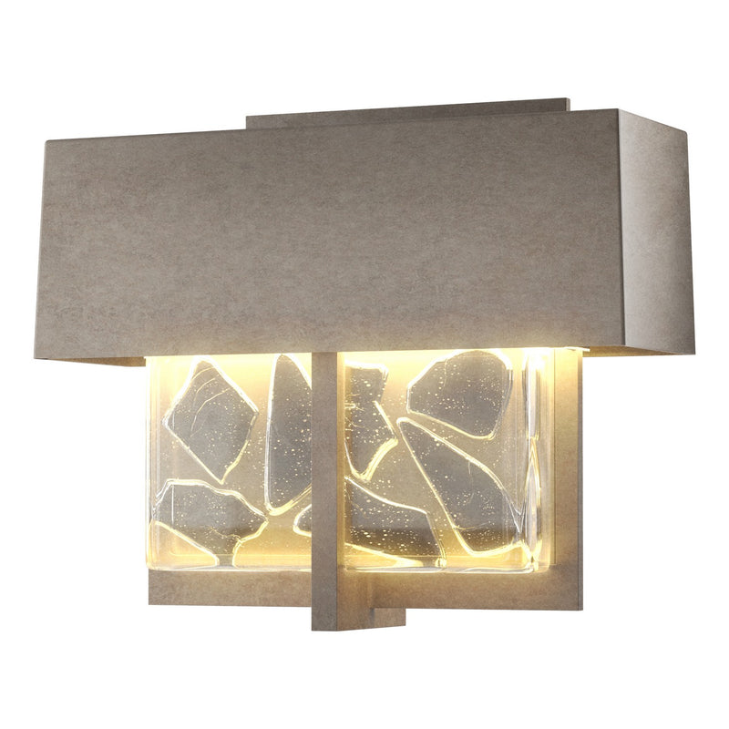 Hubbardton Forge 302515-LED-78-YP0501 LED Outdoor Wall Sconce, Coastal Burnished Steel