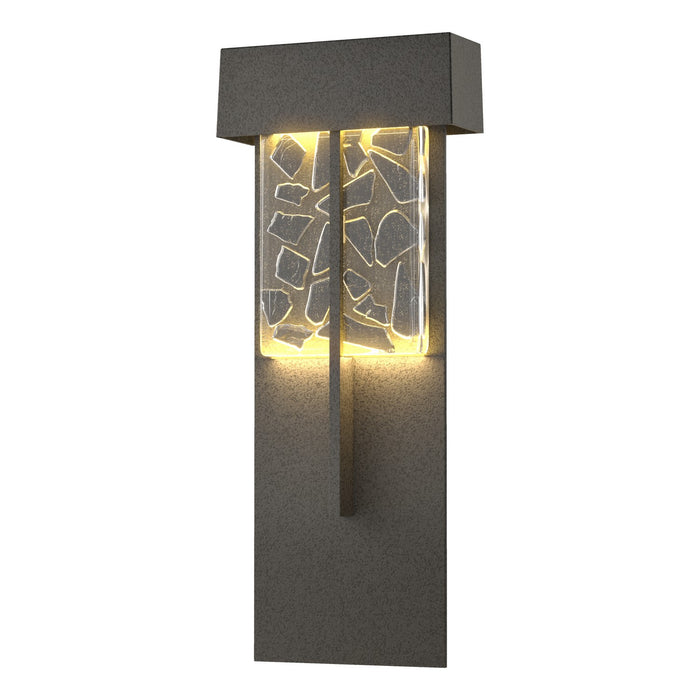 Hubbardton Forge 302518-LED-20-YP0669 LED Outdoor Wall Sconce, Coastal Natural Iron