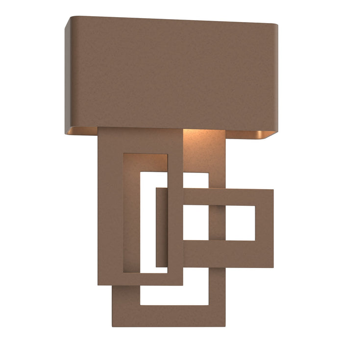 Hubbardton Forge 302520-LED-LFT-75 LED Outdoor Wall Sconce, Coastal Bronze