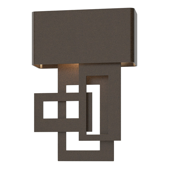 Hubbardton Forge 302520-LED-RGT-14 LED Outdoor Wall Sconce, Coastal Oil Rubbed Bronze