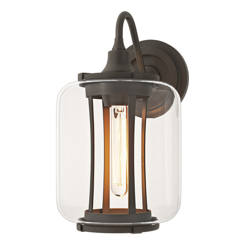 Hubbardton Forge 302551-SKT-77-ZM0723 One Light Outdoor Wall Sconce, Coastal Dark Smoke