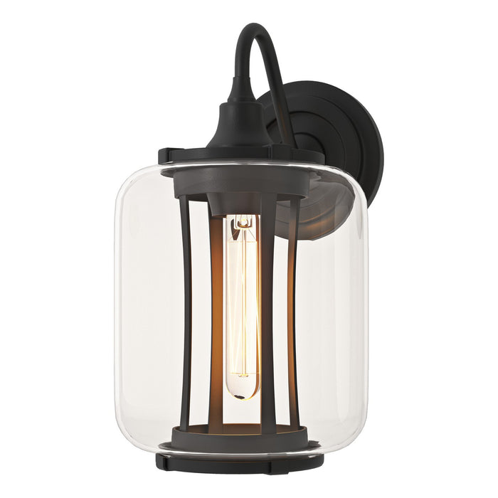 Hubbardton Forge 302551-SKT-80-ZM0723 One Light Outdoor Wall Sconce, Coastal Black