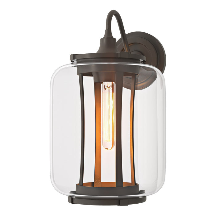 Hubbardton Forge 302553-SKT-77-ZM0724 One Light Outdoor Wall Sconce, Coastal Dark Smoke