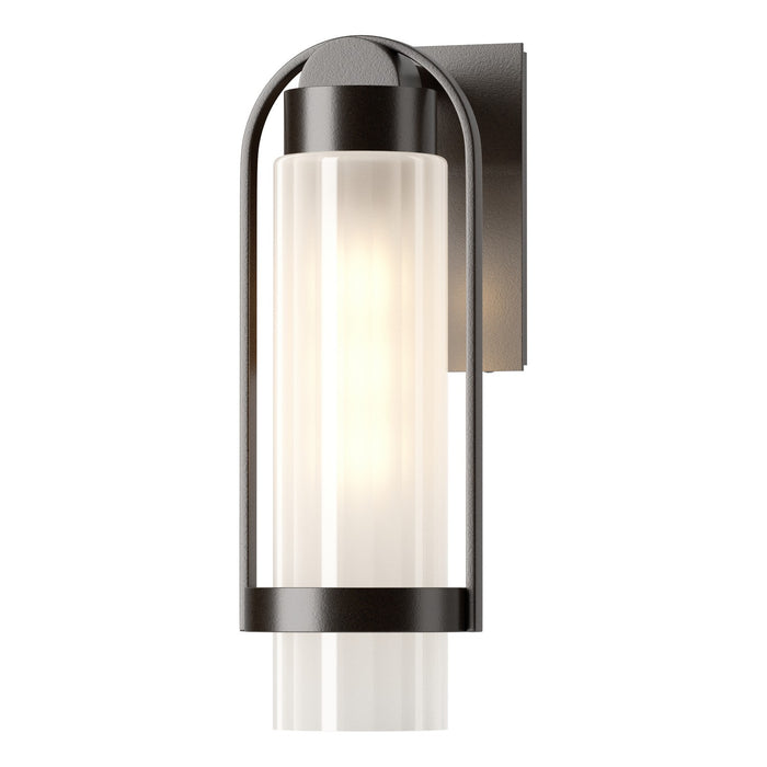 Hubbardton Forge 302555-SKT-14-FD0741 One Light Outdoor Wall Sconce, Coastal Oil Rubbed Bronze