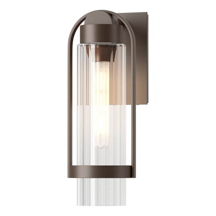 Hubbardton Forge 302555-SKT-75-ZM0741 One Light Outdoor Wall Sconce, Coastal Bronze