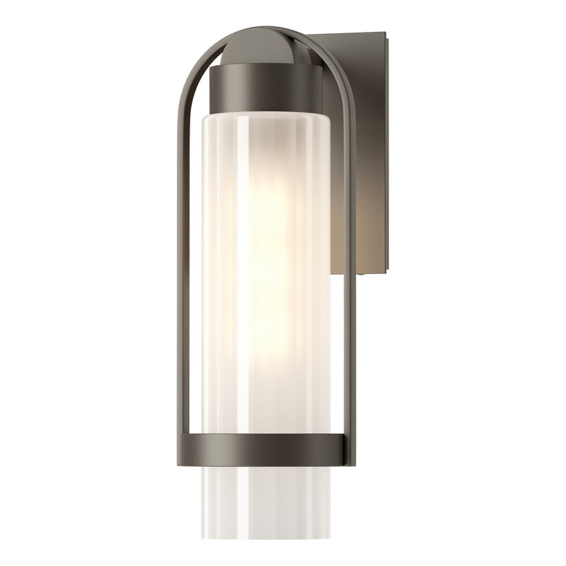 Hubbardton Forge 302555-SKT-77-FD0741 One Light Outdoor Wall Sconce, Coastal Dark Smoke