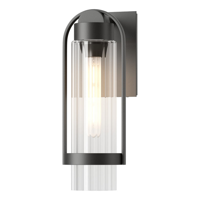 Hubbardton Forge 302555-SKT-80-ZM0741 One Light Outdoor Wall Sconce, Coastal Black
