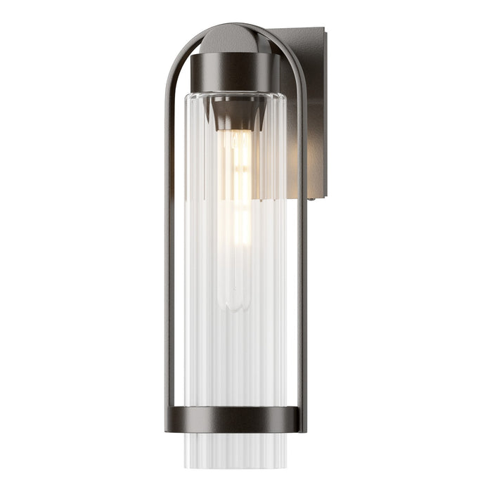 Hubbardton Forge 302556-SKT-14-ZM0742 One Light Outdoor Wall Sconce, Coastal Oil Rubbed Bronze