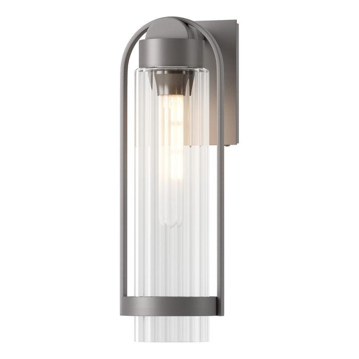 Hubbardton Forge 302556-SKT-78-ZM0742 One Light Outdoor Wall Sconce, Coastal Burnished Steel