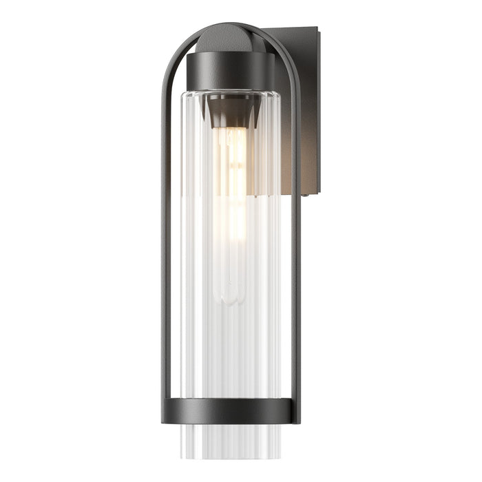 Hubbardton Forge 302556-SKT-80-ZM0742 One Light Outdoor Wall Sconce, Coastal Black