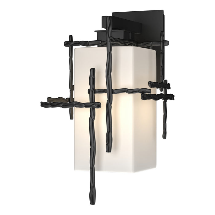 Hubbardton Forge 302581-SKT-80-GG0093 One Light Outdoor Wall Sconce, Coastal Black