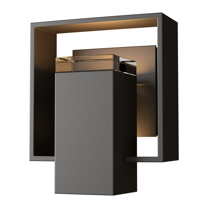 Hubbardton Forge 302601-SKT-14-14-ZM0546 One Light Outdoor Wall Sconce, Coastal Oil Rubbed Bronze