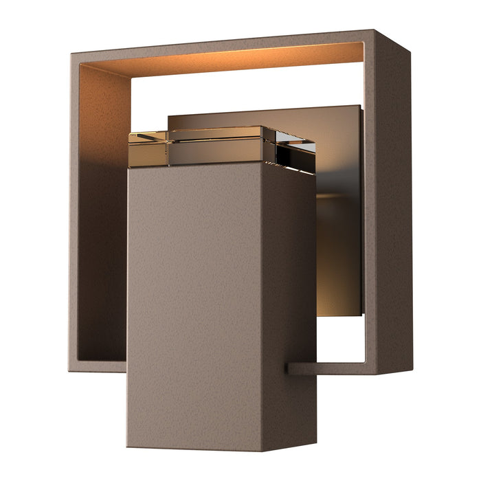 Hubbardton Forge 302601-SKT-75-14-ZM0546 One Light Outdoor Wall Sconce, Coastal Bronze