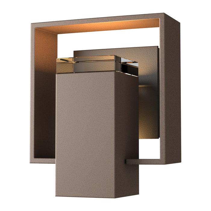 Hubbardton Forge 302601-SKT-75-80-ZM0546 One Light Outdoor Wall Sconce, Coastal Bronze