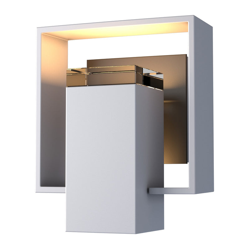 Hubbardton Forge 302601-SKT-78-14-ZM0546 One Light Outdoor Wall Sconce, Coastal Burnished Steel