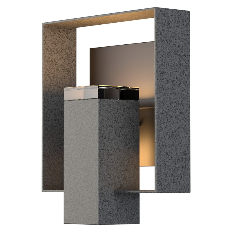 Hubbardton Forge 302603-SKT-20-14-ZM0546 One Light Outdoor Wall Sconce, Coastal Natural Iron