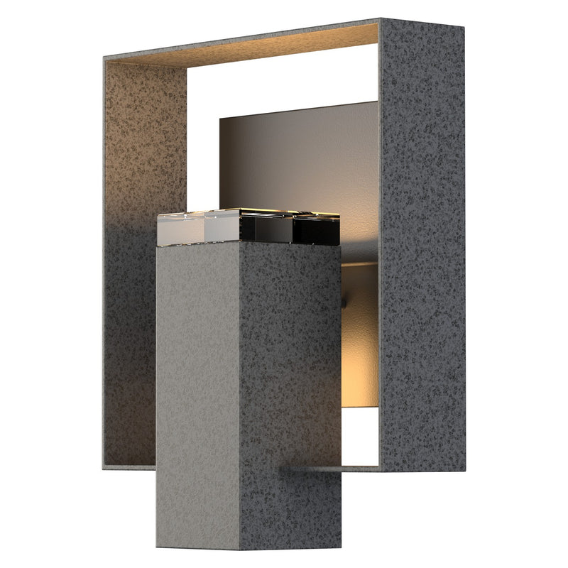 Hubbardton Forge 302603-SKT-20-80-ZM0546 One Light Outdoor Wall Sconce, Coastal Natural Iron