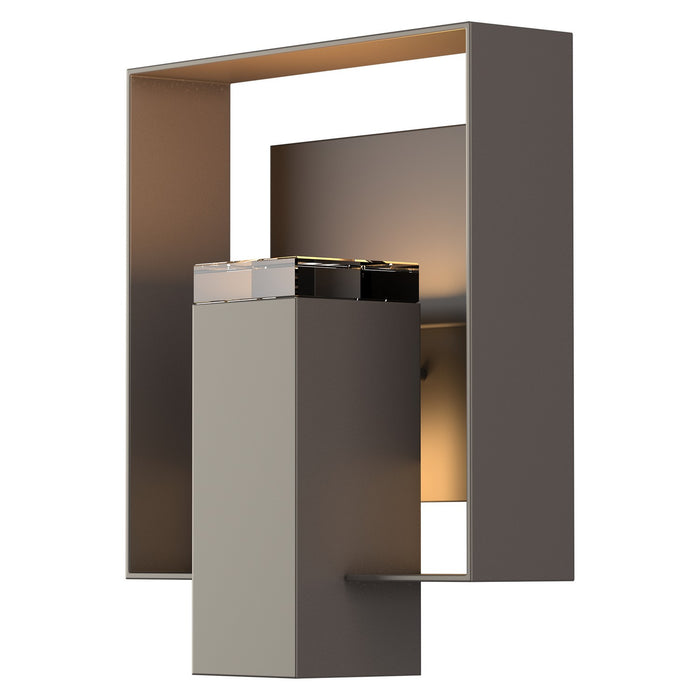 Hubbardton Forge 302603-SKT-77-14-ZM0546 One Light Outdoor Wall Sconce, Coastal Dark Smoke