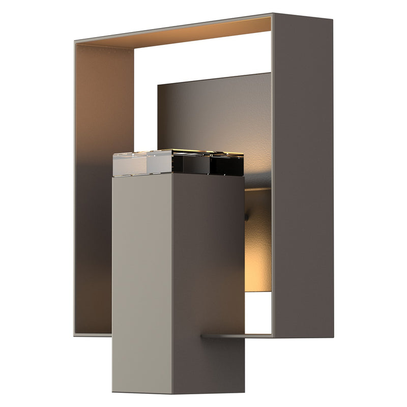 Hubbardton Forge 302603-SKT-77-80-ZM0546 One Light Outdoor Wall Sconce, Coastal Dark Smoke