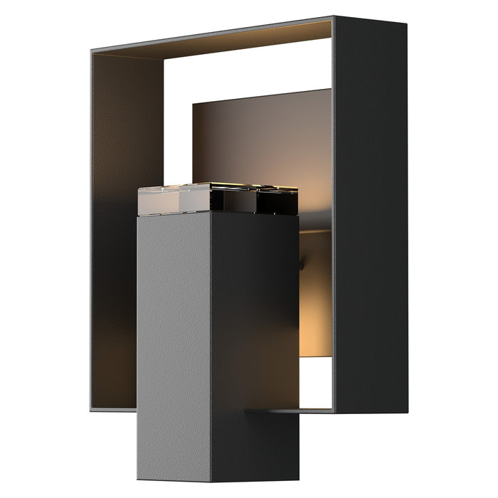 Hubbardton Forge 302603-SKT-80-14-ZM0546 One Light Outdoor Wall Sconce, Coastal Black