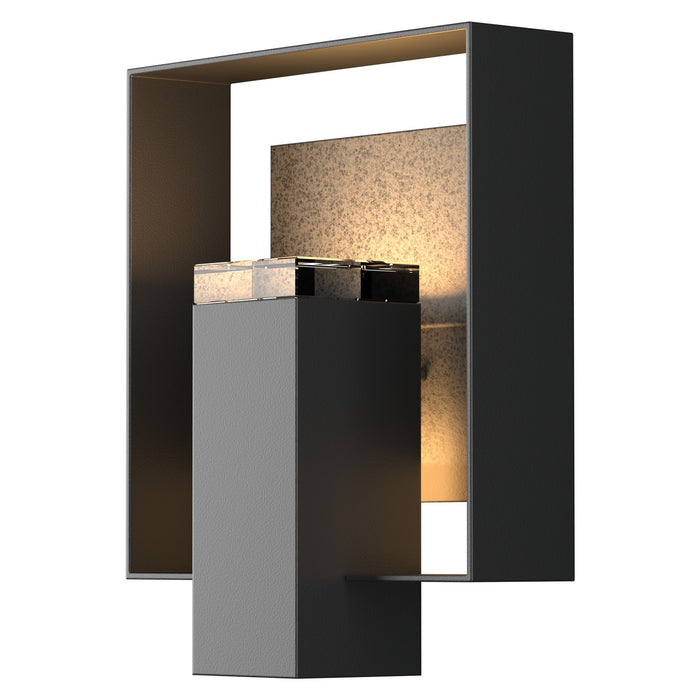 Hubbardton Forge 302603-SKT-80-20-ZM0546 One Light Outdoor Wall Sconce, Coastal Black