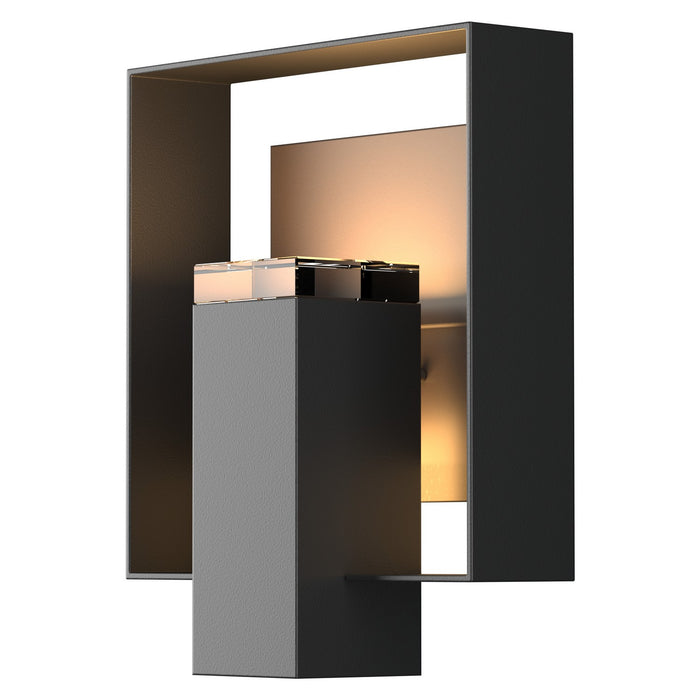 Hubbardton Forge 302603-SKT-80-77-ZM0546 One Light Outdoor Wall Sconce, Coastal Black