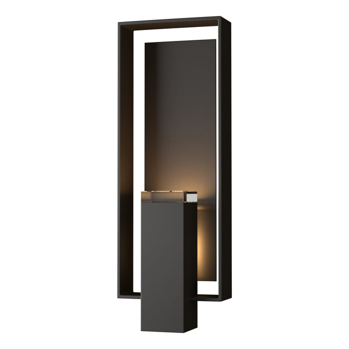 Hubbardton Forge 302605-SKT-14-14-ZM0546 Two Light Outdoor Wall Sconce, Coastal Oil Rubbed Bronze