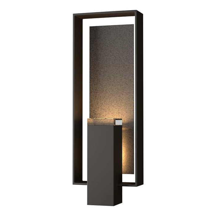 Hubbardton Forge 302605-SKT-14-20-ZM0546 Two Light Outdoor Wall Sconce, Coastal Oil Rubbed Bronze