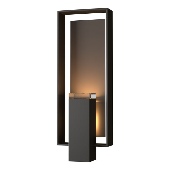 Hubbardton Forge 302605-SKT-14-77-ZM0546 Two Light Outdoor Wall Sconce, Coastal Oil Rubbed Bronze