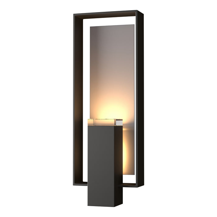 Hubbardton Forge 302605-SKT-14-78-ZM0546 Two Light Outdoor Wall Sconce, Coastal Oil Rubbed Bronze