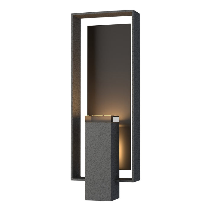 Hubbardton Forge 302605-SKT-20-14-ZM0546 Two Light Outdoor Wall Sconce, Coastal Natural Iron