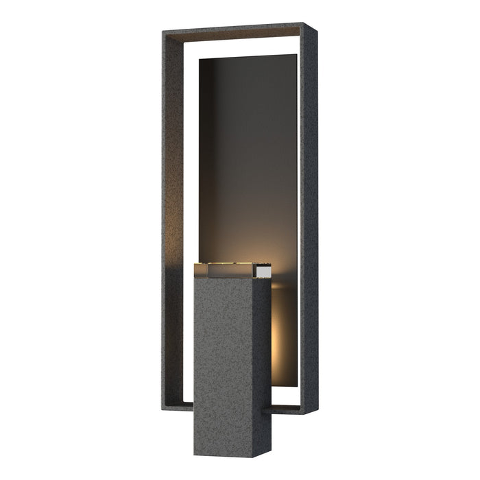 Hubbardton Forge 302605-SKT-20-80-ZM0546 Two Light Outdoor Wall Sconce, Coastal Natural Iron
