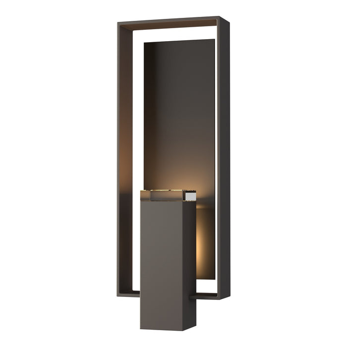 Hubbardton Forge 302605-SKT-77-14-ZM0546 Two Light Outdoor Wall Sconce, Coastal Dark Smoke