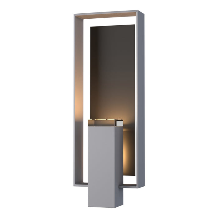 Hubbardton Forge 302605-SKT-78-14-ZM0546 Two Light Outdoor Wall Sconce, Coastal Burnished Steel