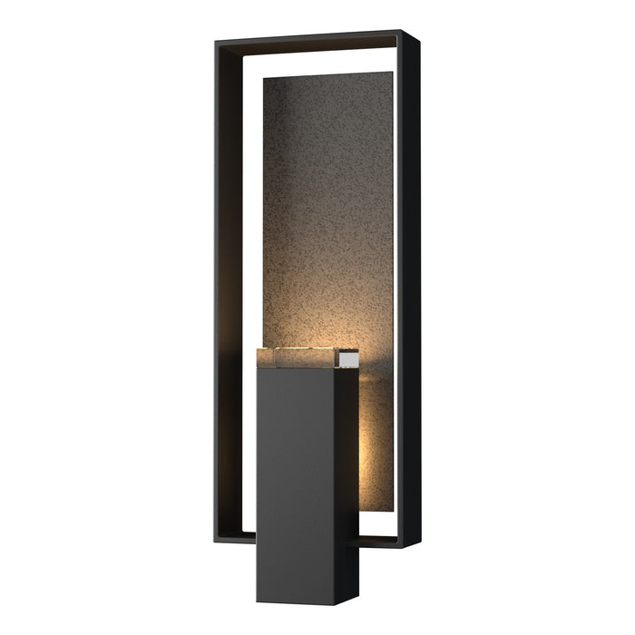 Hubbardton Forge 302605-SKT-80-20-ZM0546 Two Light Outdoor Wall Sconce, Coastal Black