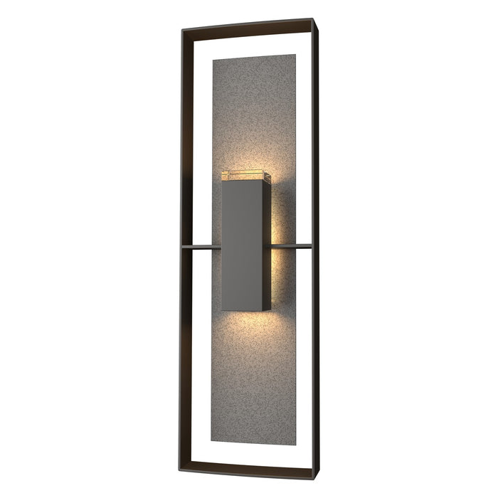 Hubbardton Forge 302607-SKT-14-20-ZM0546 Two Light Outdoor Wall Sconce, Coastal Oil Rubbed Bronze