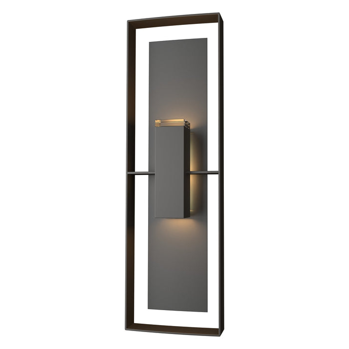 Hubbardton Forge 302607-SKT-14-80-ZM0546 Two Light Outdoor Wall Sconce, Coastal Oil Rubbed Bronze