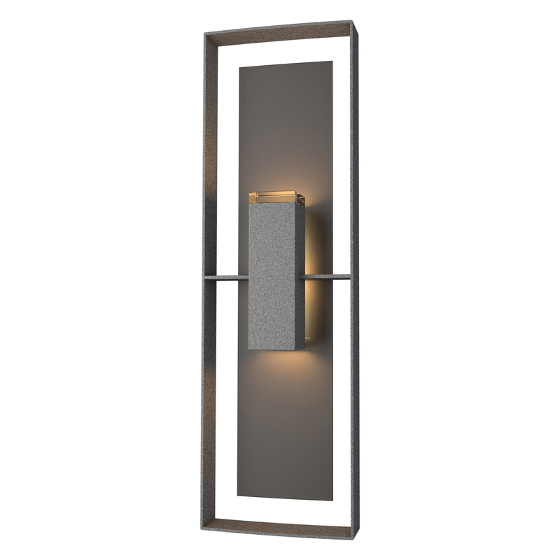 Hubbardton Forge 302607-SKT-20-14-ZM0546 Two Light Outdoor Wall Sconce, Coastal Natural Iron